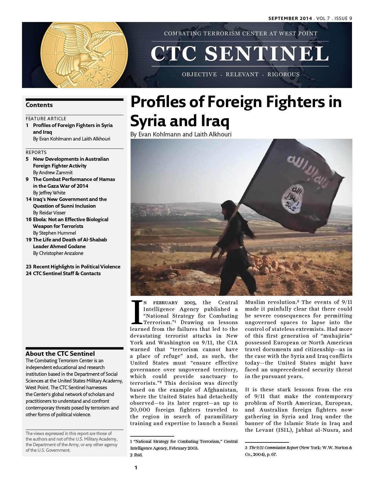 Iraq’s New Government and the Question of Sunni Inclusion - Combating ...