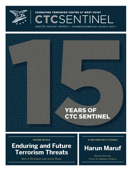 The Terrorist Threats And Trends To Watch Out For In 2023 And Beyond   CTC SENTINEL 112022 Cover 464x600 